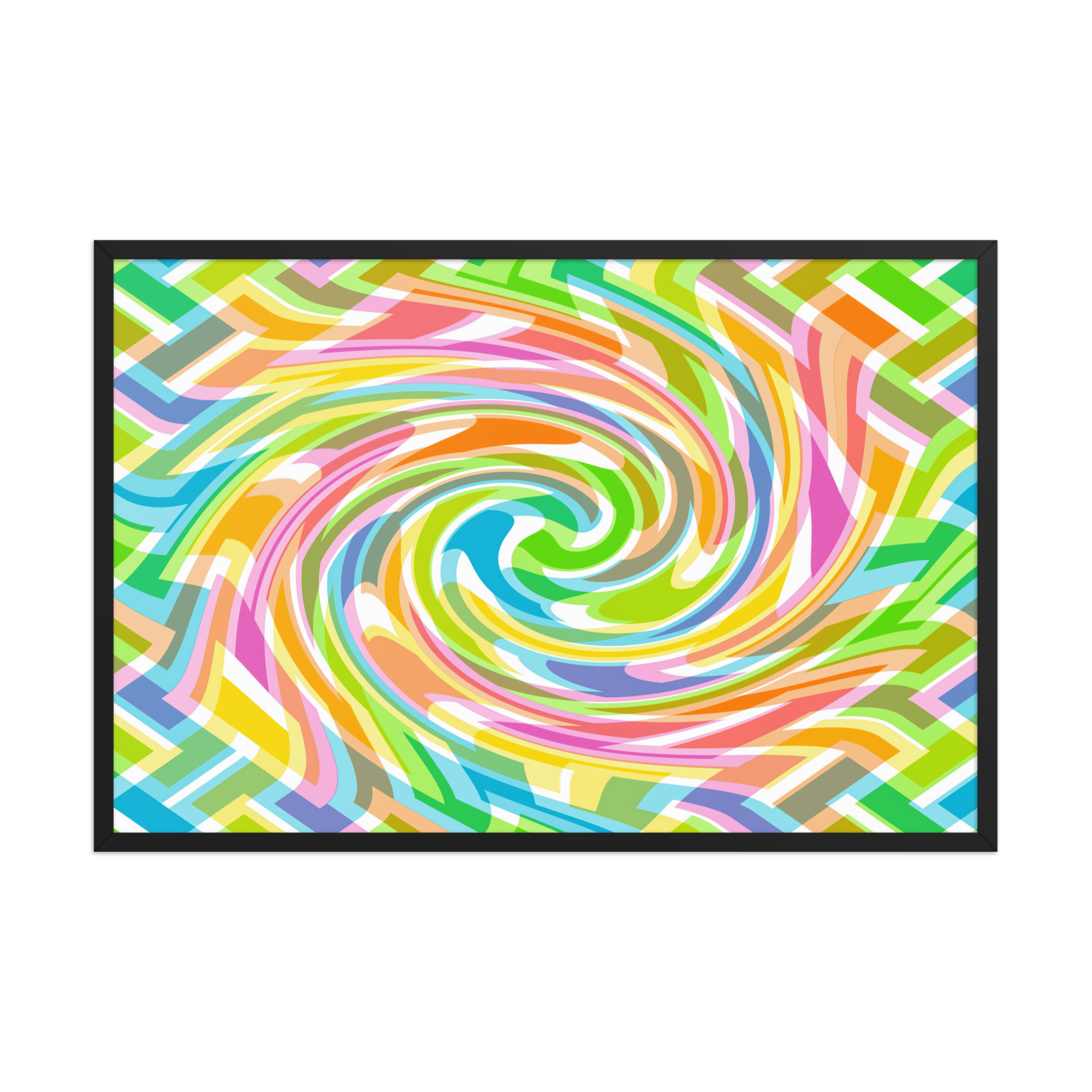 Chromatic Vertigo | Digital Painting | Framed Poster | Paint & Pixel |  |   |  Paint & Pixel