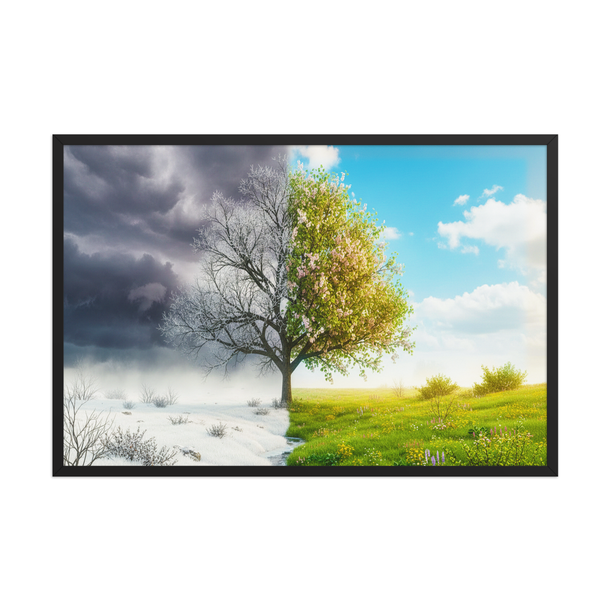 Dialogue of Seasons | Digital Painting | Framed Poster | Paint & Pixel |  |   |  Paint & Pixel