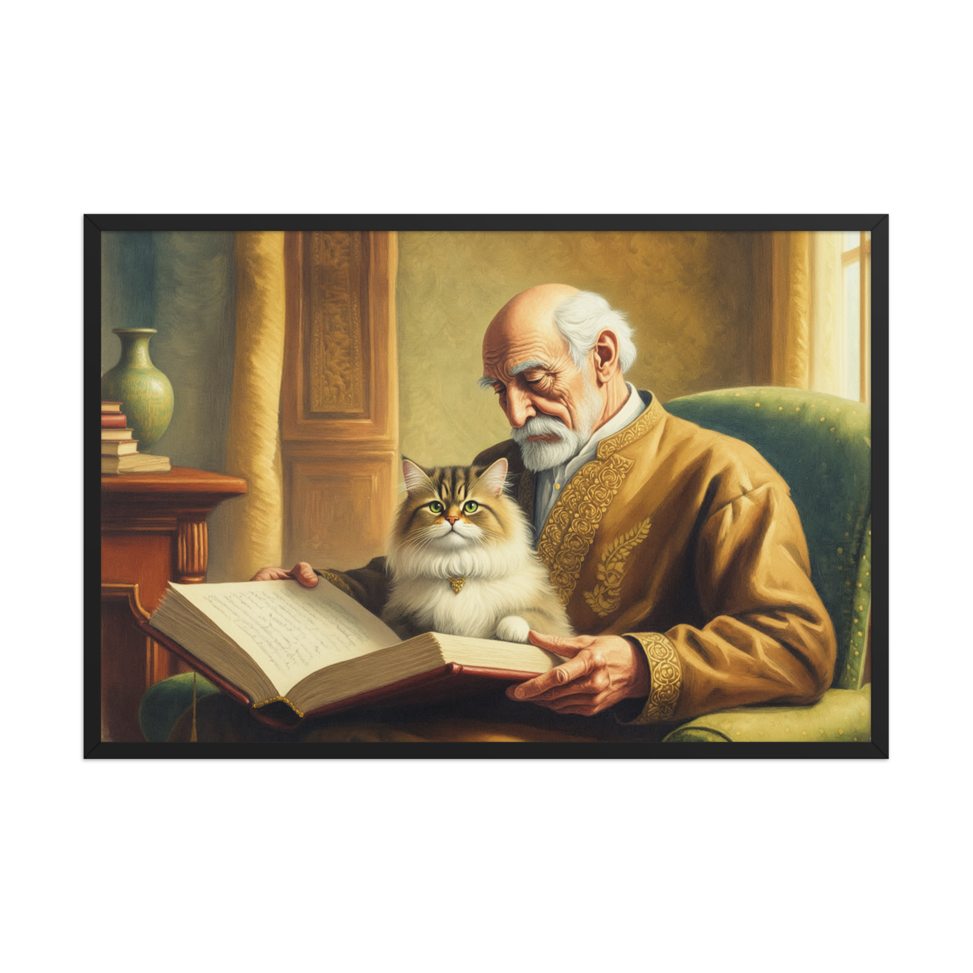 Philosopher and His Muse | Digital Painting | Framed Poster | Paint & Pixel |  |   |  Paint & Pixel