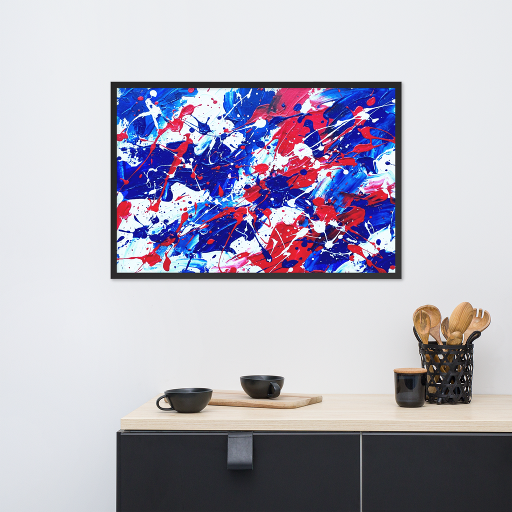 Australia’s Veins | Digital Painting | Framed Poster | Paint & Pixel |  |   |  Paint & Pixel