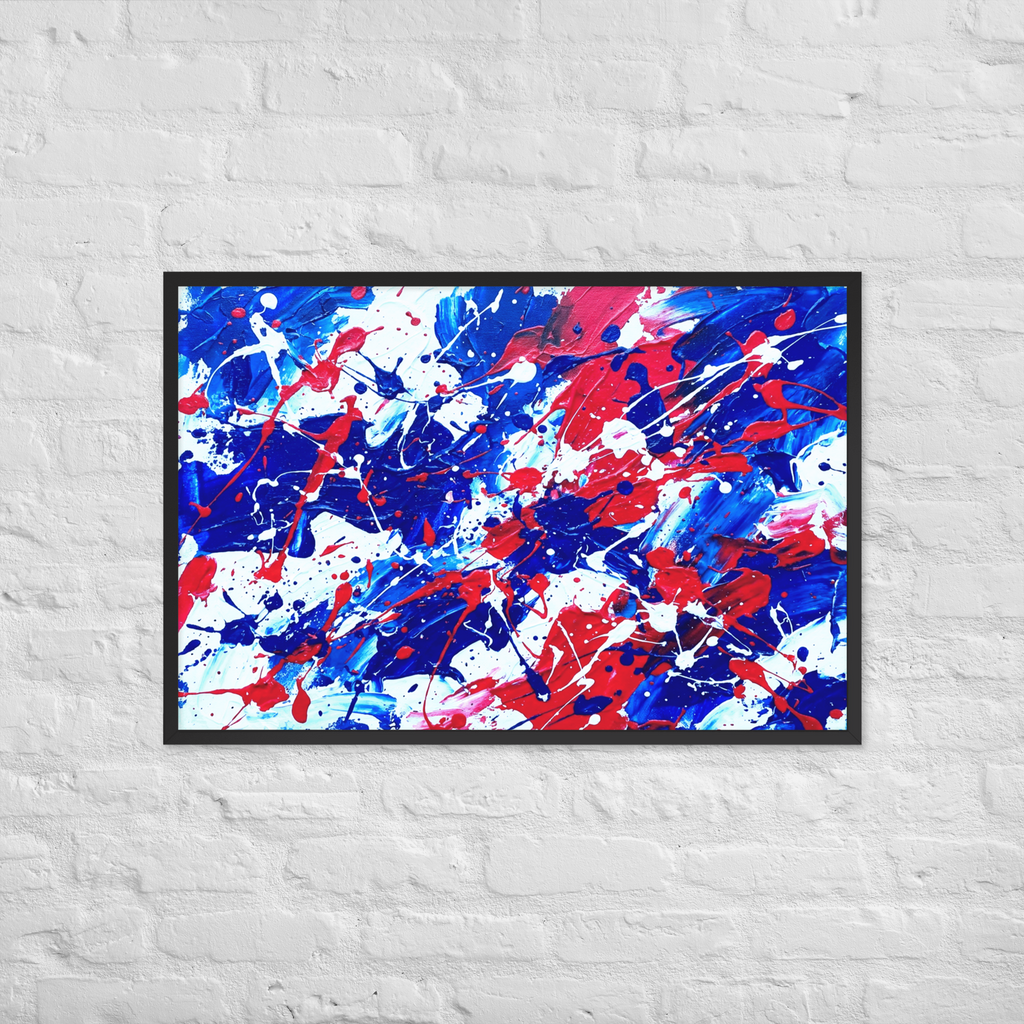 Australia’s Veins | Digital Painting | Framed Poster | Paint & Pixel |  |   |  Paint & Pixel