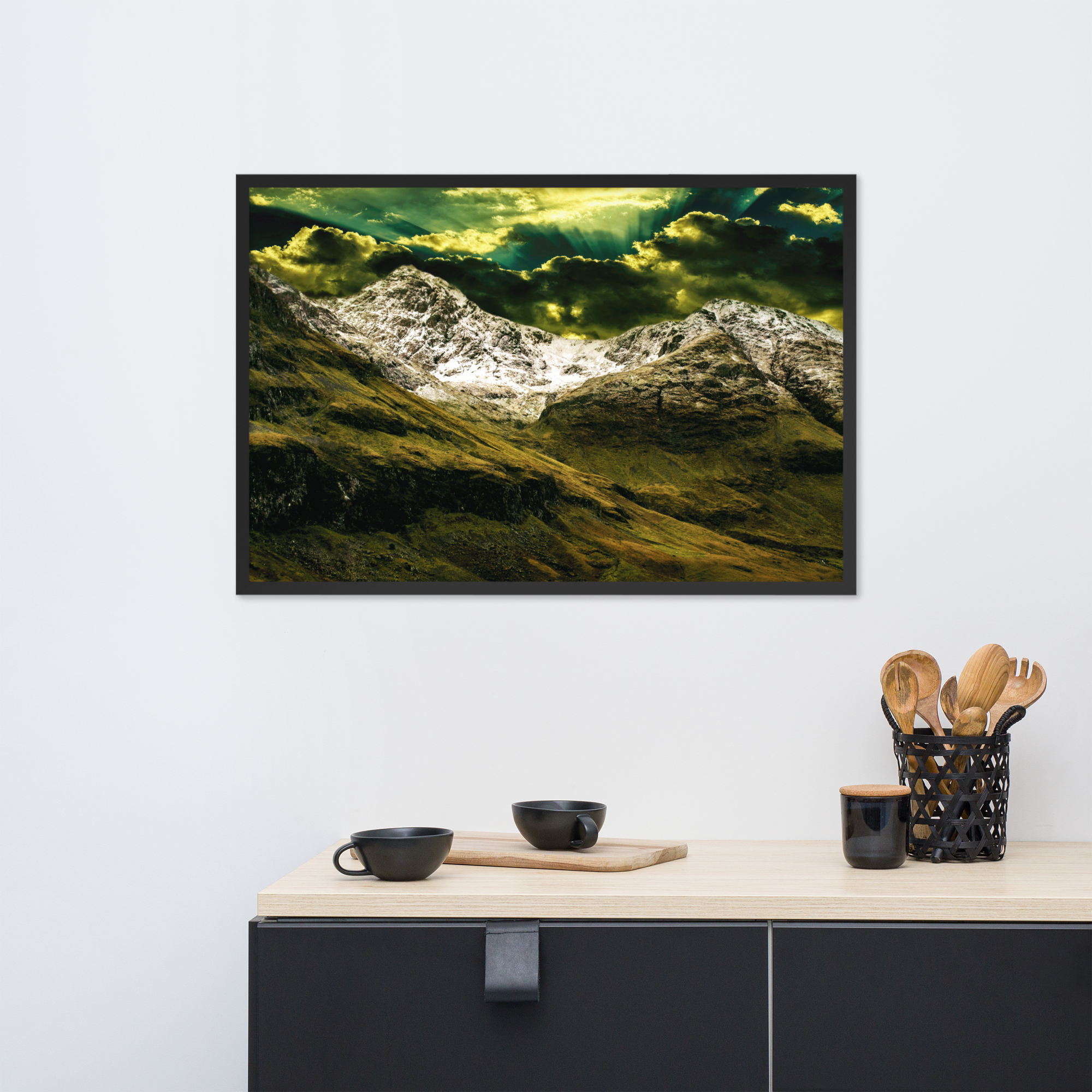 Looming White Beast | Digital Painting | Framed Poster | Paint & Pixel |  |   |  Paint & Pixel