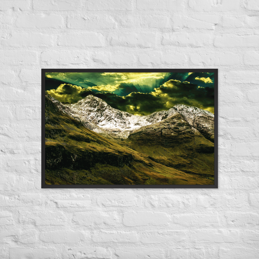 Looming White Beast | Digital Painting | Framed Poster | Paint & Pixel |  |   |  Paint & Pixel