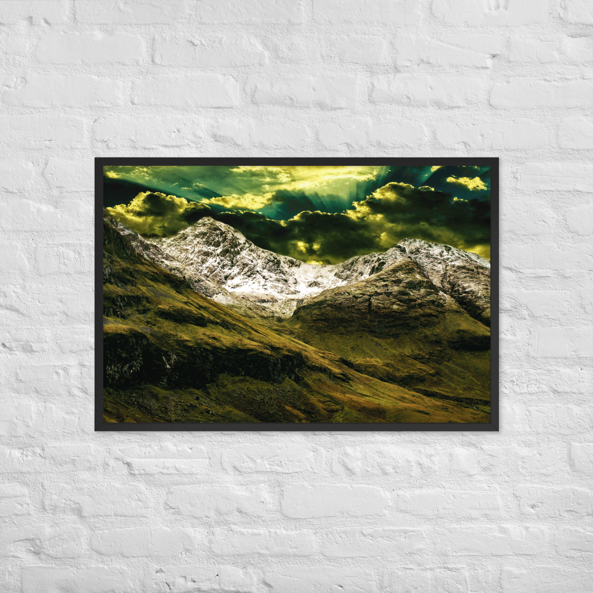 Looming White Beast | Digital Painting | Framed Poster | Paint & Pixel |  |   |  Paint & Pixel
