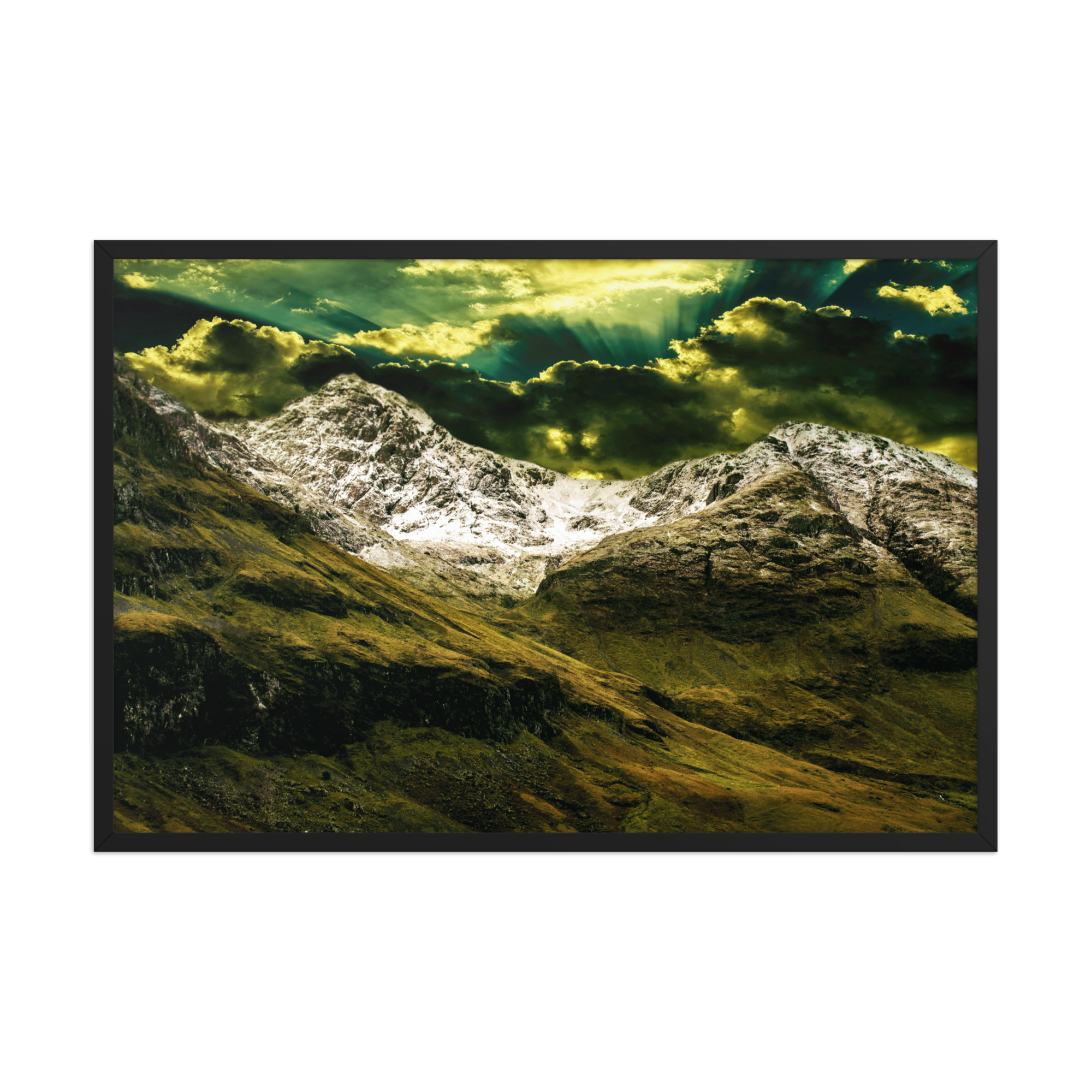 Looming White Beast | Digital Painting | Framed Poster | Paint & Pixel |  |   |  Paint & Pixel