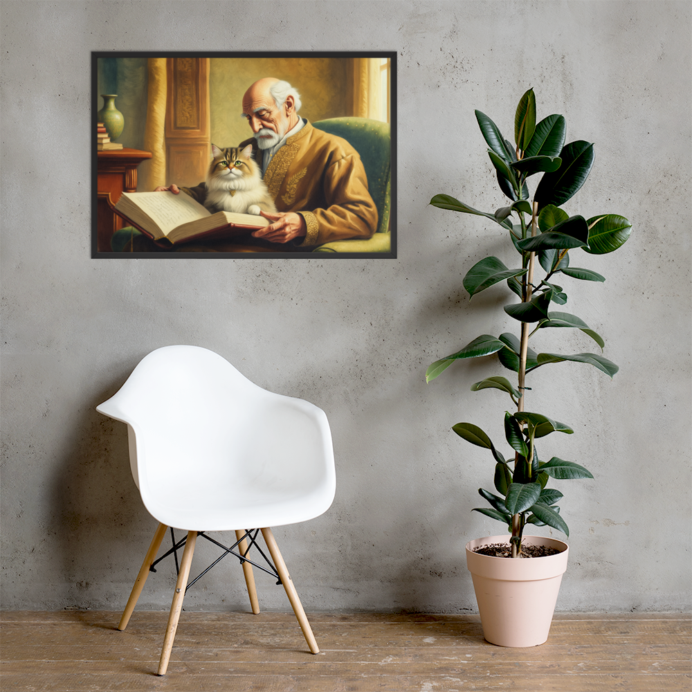 Philosopher and His Muse | Digital Painting | Framed Poster | Paint & Pixel |  |   |  Paint & Pixel