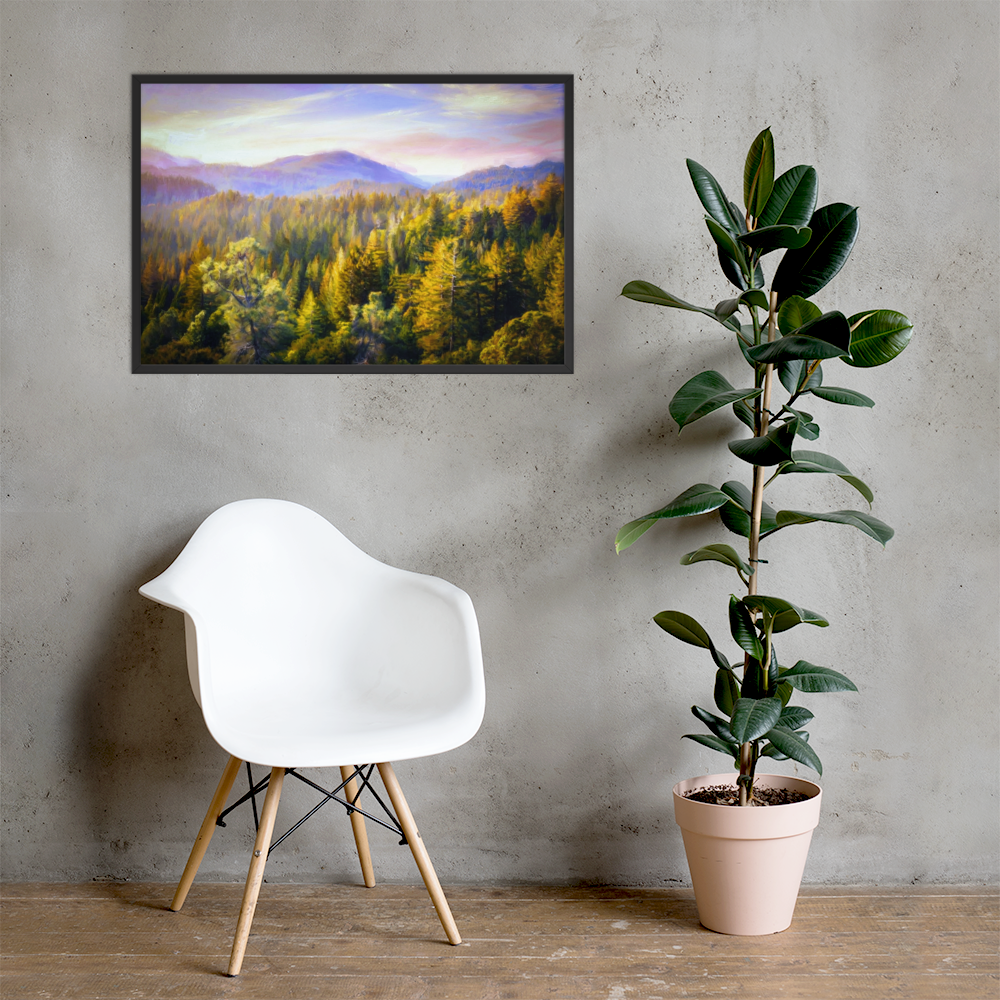 Golden Forest | Digital Painting | Framed Poster | Paint & Pixel |  |   |  Paint & Pixel