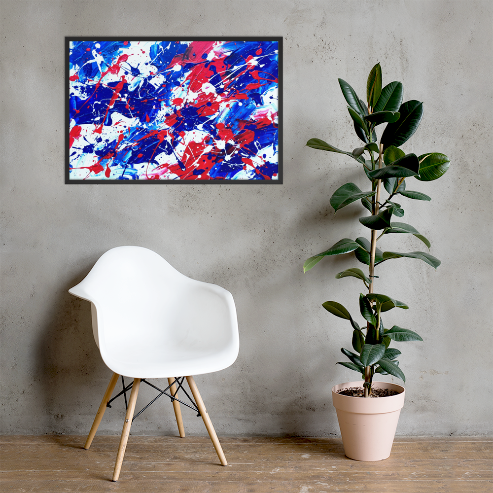 Australia’s Veins | Digital Painting | Framed Poster | Paint & Pixel |  |   |  Paint & Pixel