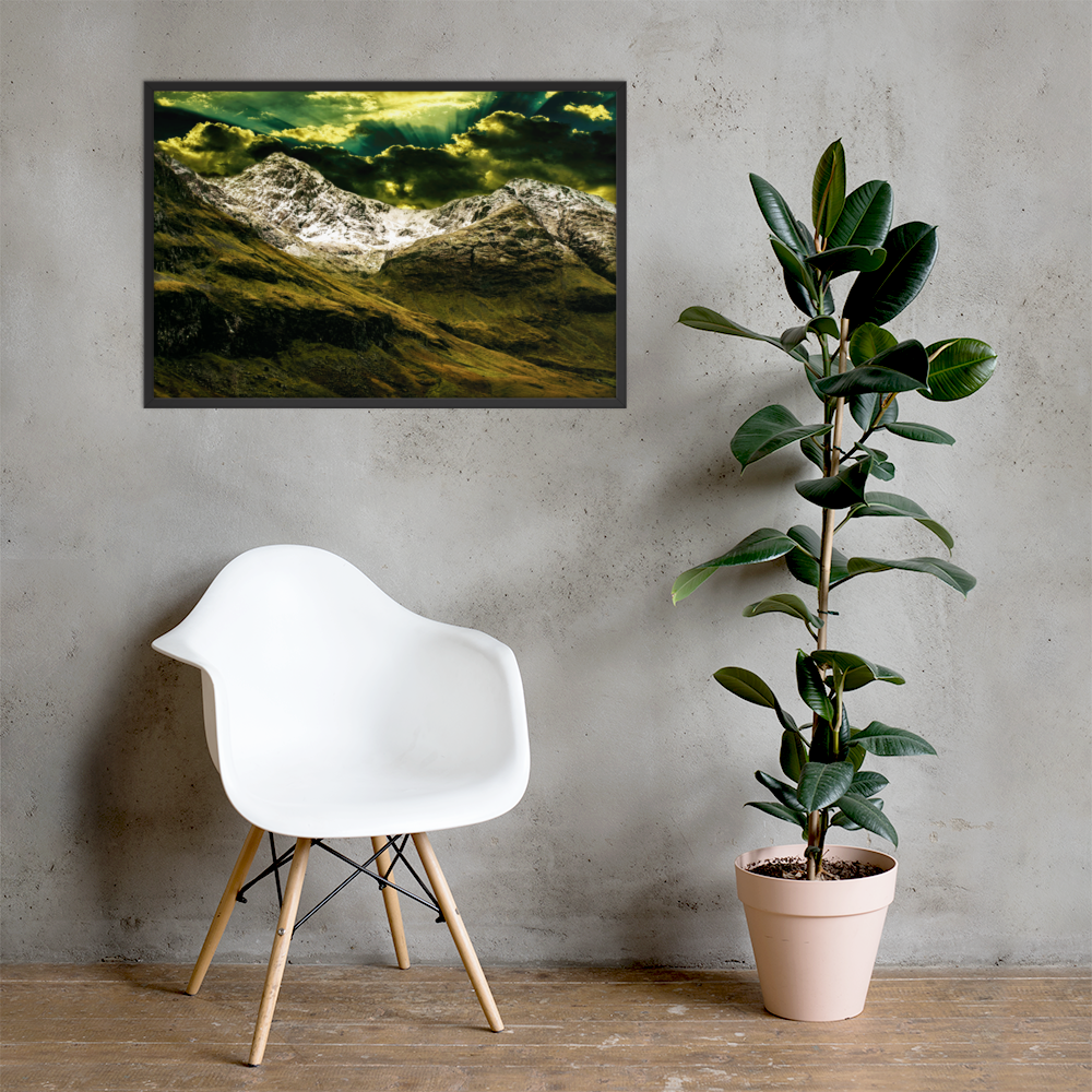 Looming White Beast | Digital Painting | Framed Poster | Paint & Pixel |  |   |  Paint & Pixel