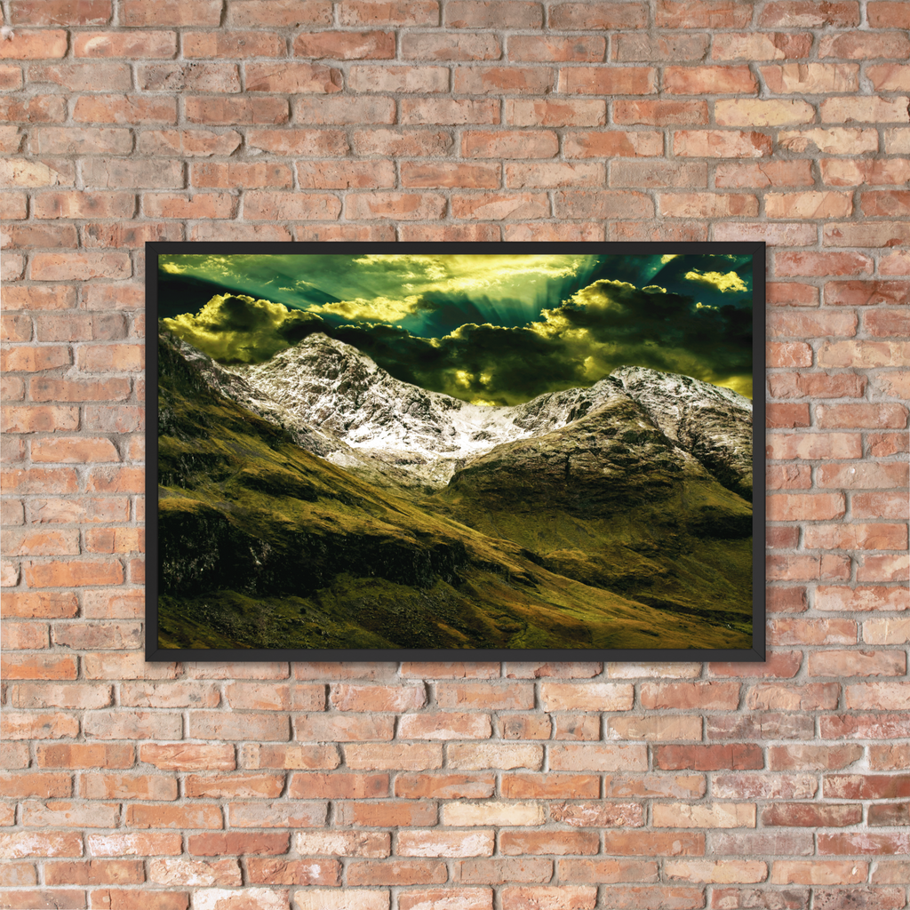 Looming White Beast | Digital Painting | Framed Poster | Paint & Pixel |  |   |  Paint & Pixel