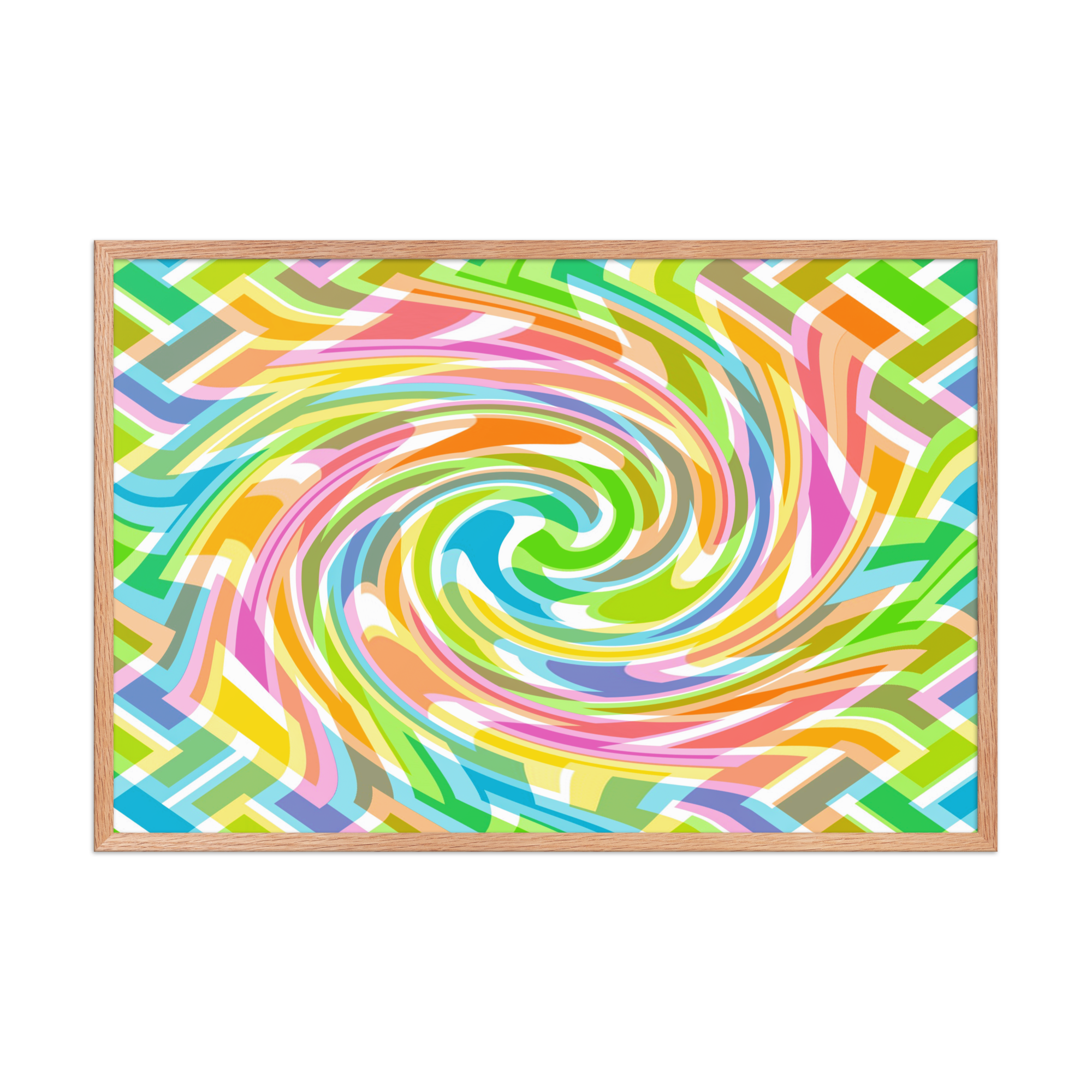 Chromatic Vertigo | Digital Painting | Framed Poster | Paint & Pixel |  |   |  Paint & Pixel