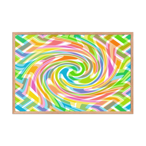 Chromatic Vertigo | Digital Painting | Framed Poster | Paint & Pixel |  |   |  Paint & Pixel