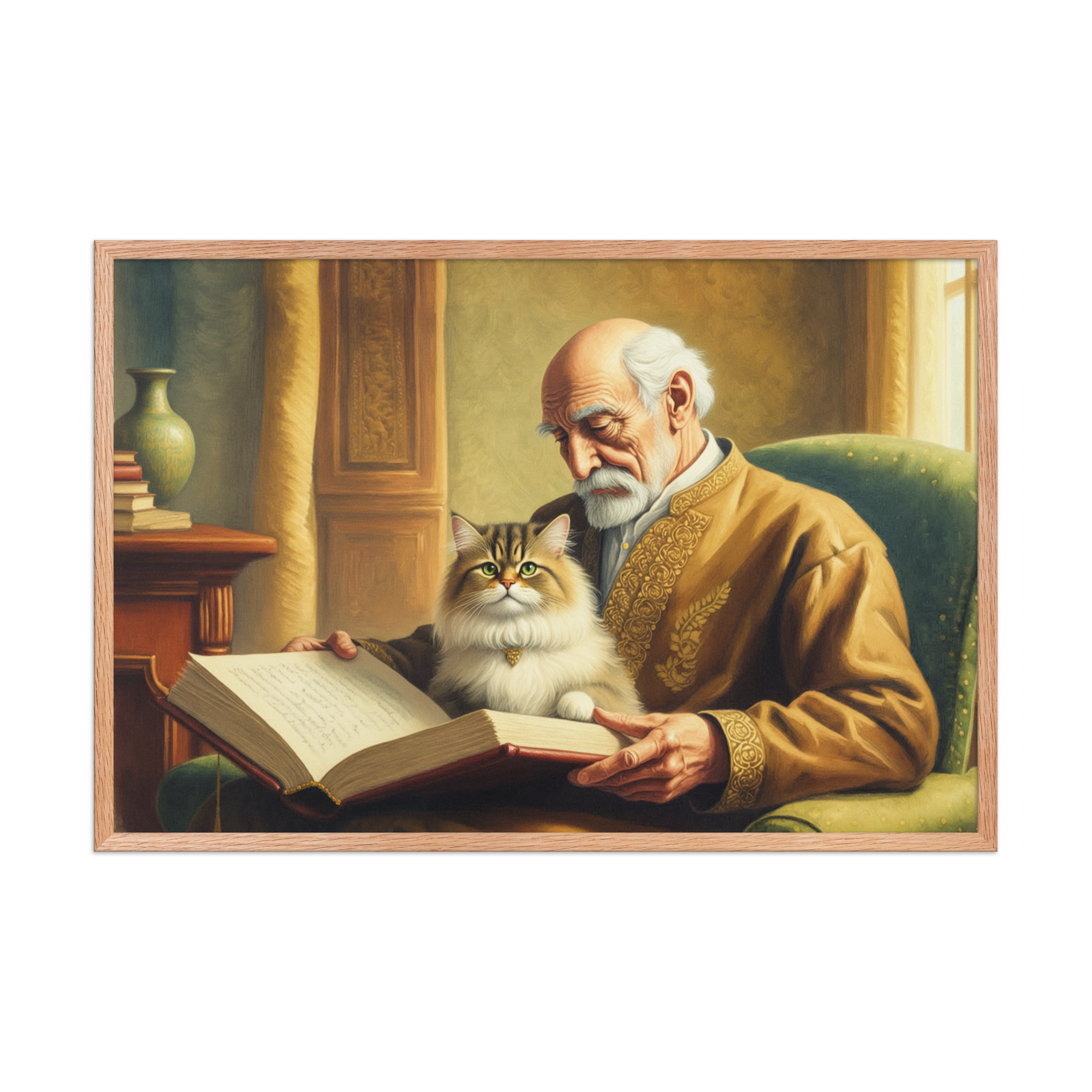 Philosopher and His Muse | Digital Painting | Framed Poster | Paint & Pixel |  |   |  Paint & Pixel
