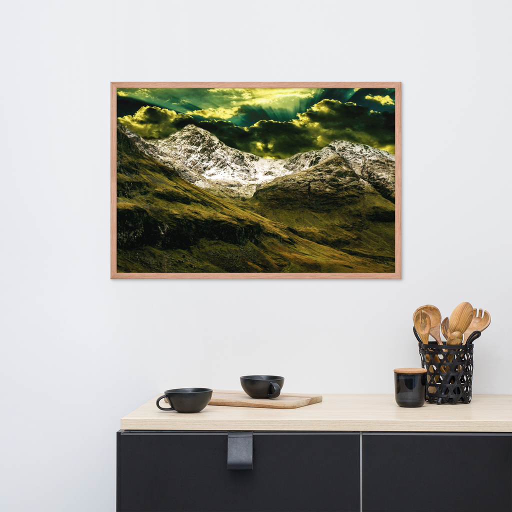 Looming White Beast | Digital Painting | Framed Poster | Paint & Pixel |  |   |  Paint & Pixel