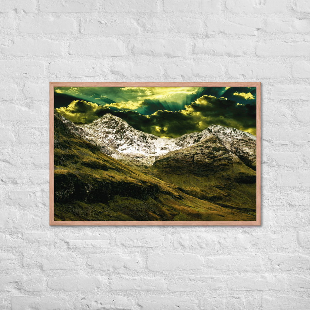 Looming White Beast | Digital Painting | Framed Poster | Paint & Pixel |  |   |  Paint & Pixel