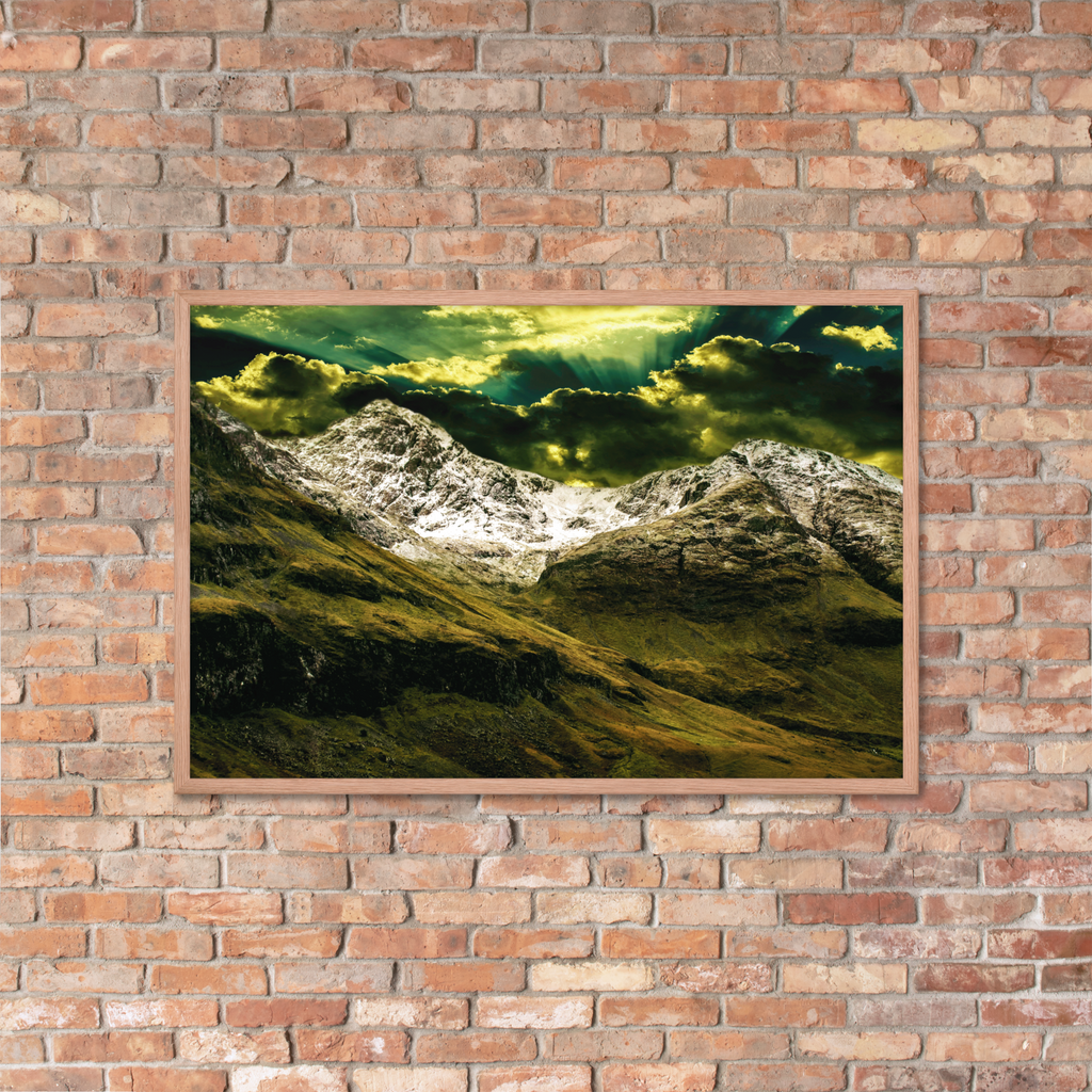 Looming White Beast | Digital Painting | Framed Poster | Paint & Pixel |  |   |  Paint & Pixel