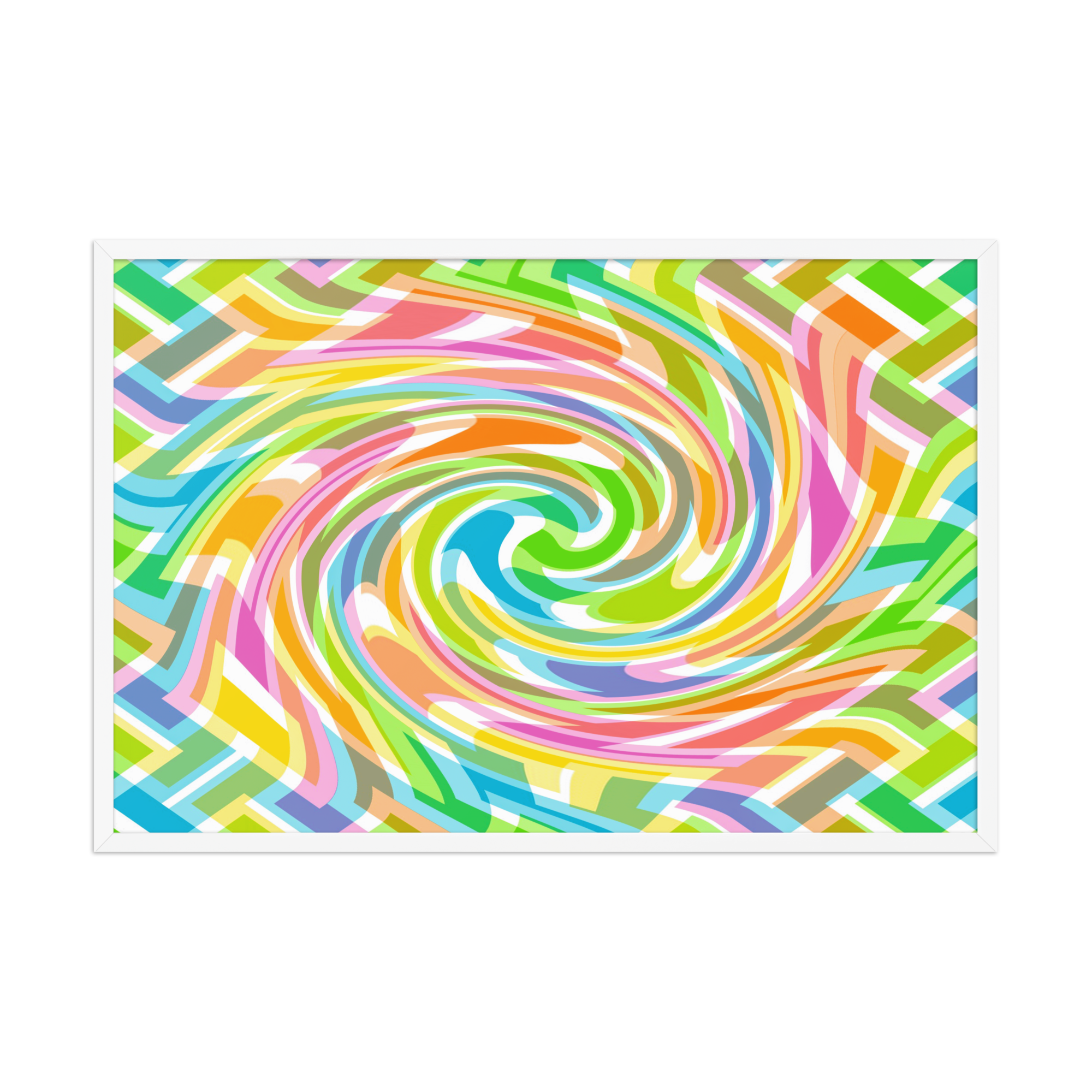 Chromatic Vertigo | Digital Painting | Framed Poster | Paint & Pixel |  |   |  Paint & Pixel