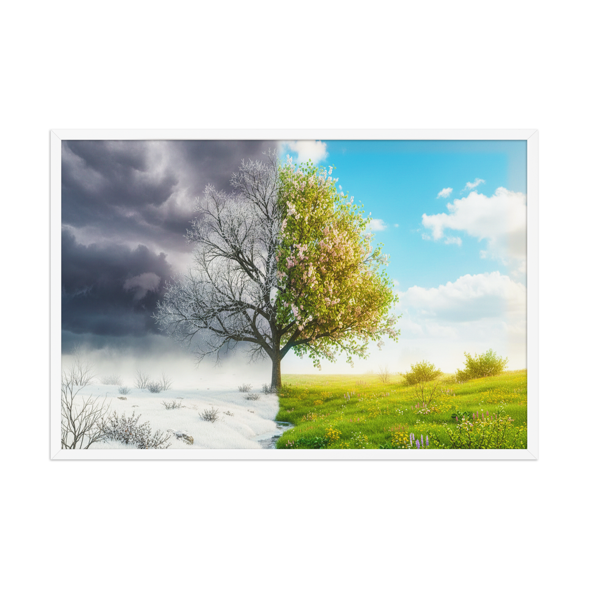 Dialogue of Seasons | Digital Painting | Framed Poster | Paint & Pixel |  |   |  Paint & Pixel