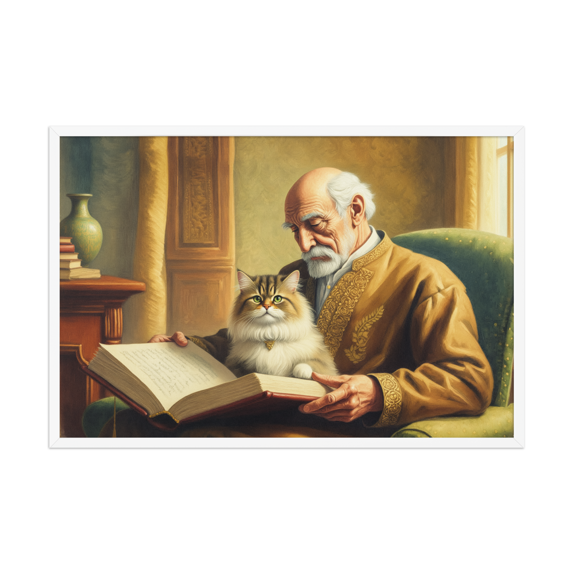 Philosopher and His Muse | Digital Painting | Framed Poster | Paint & Pixel |  |   |  Paint & Pixel