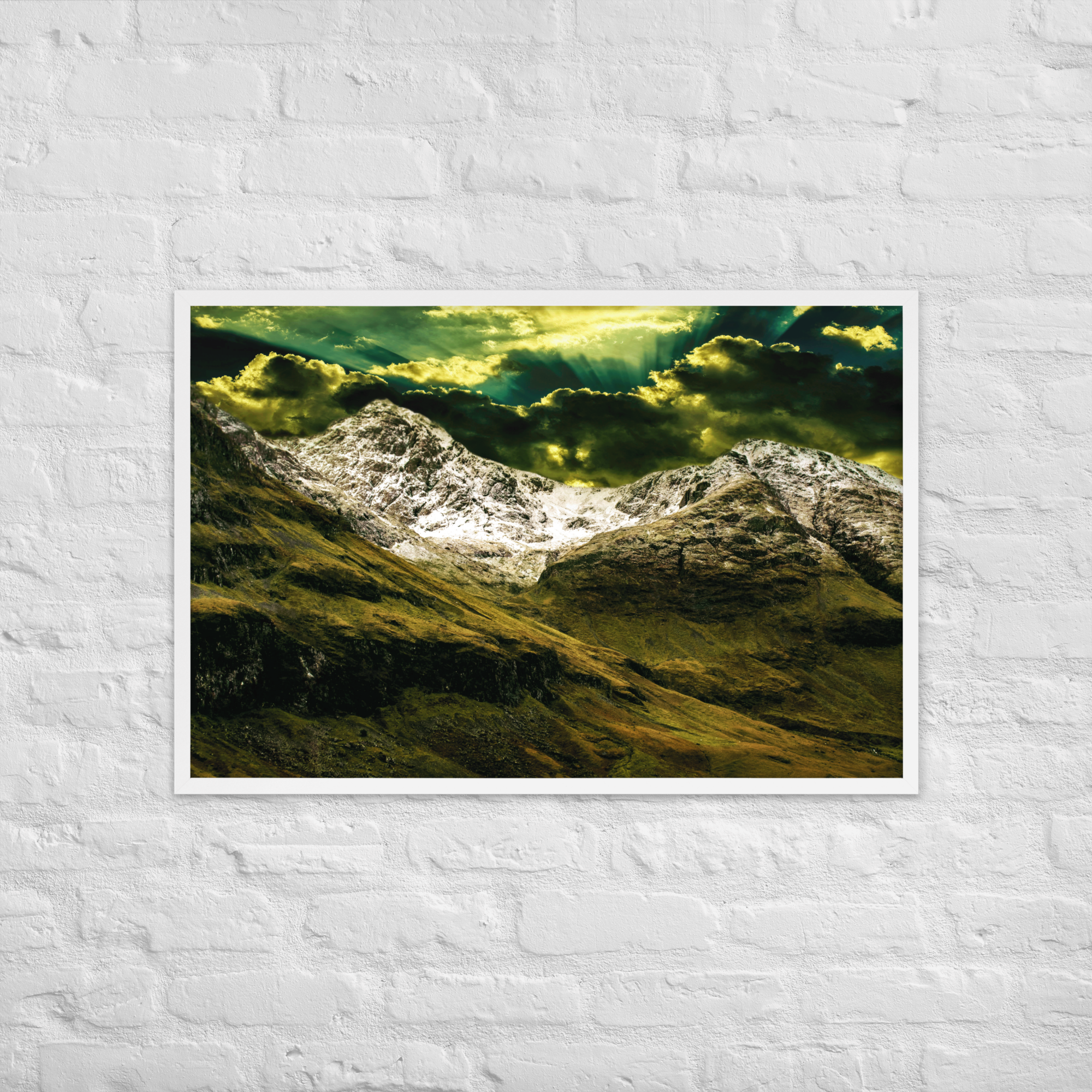 Looming White Beast | Digital Painting | Framed Poster | Paint & Pixel |  |   |  Paint & Pixel