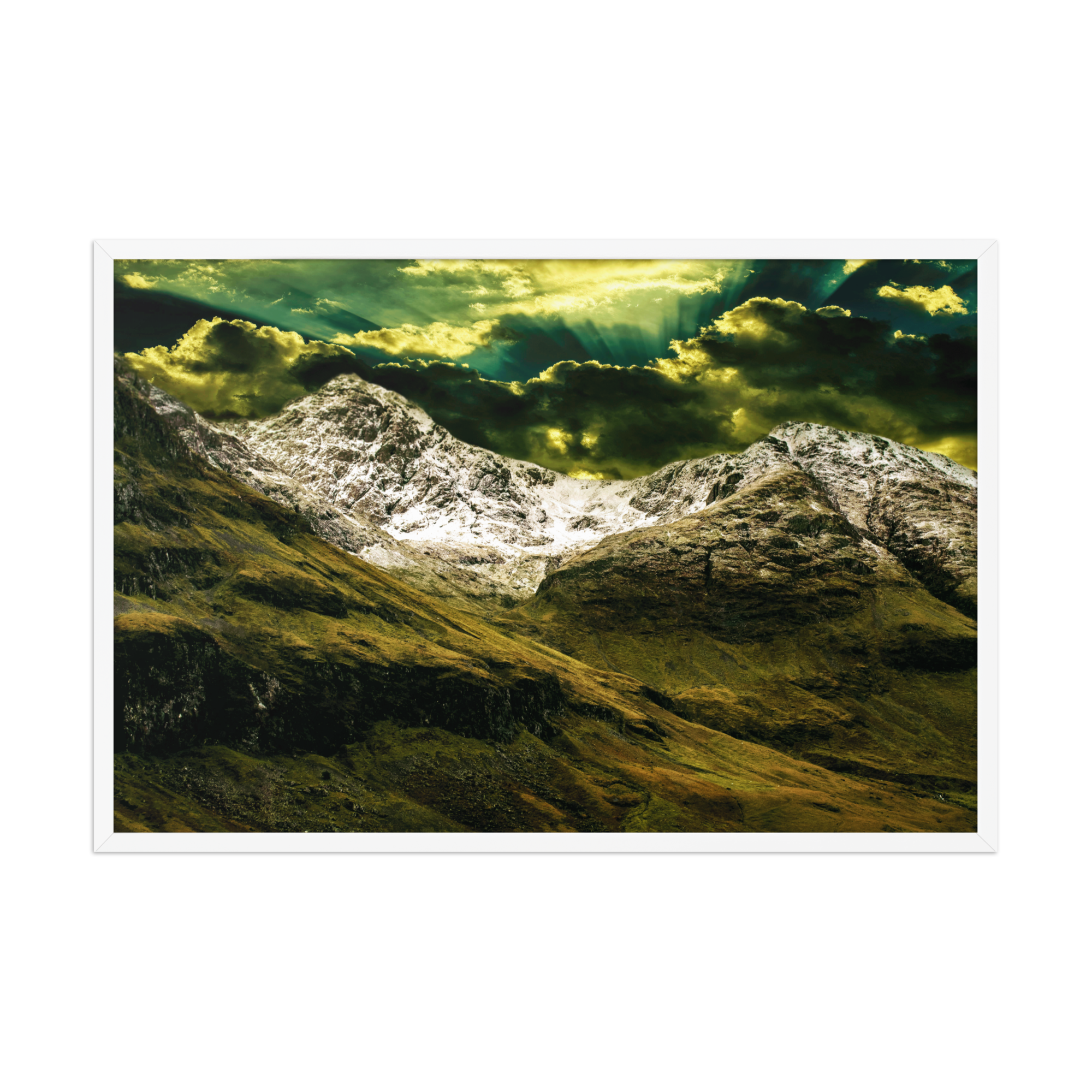 Looming White Beast | Digital Painting | Framed Poster | Paint & Pixel |  |   |  Paint & Pixel