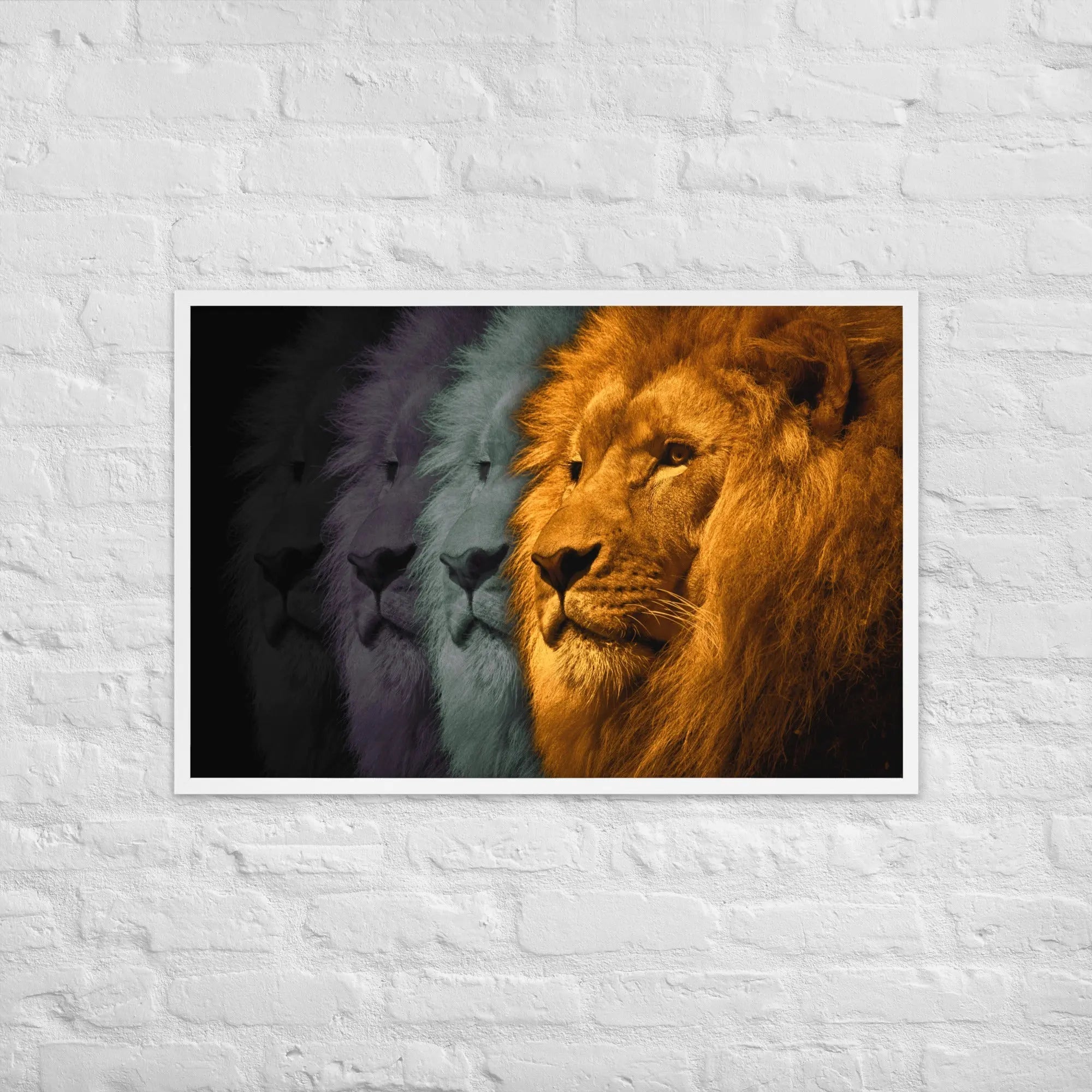Lion's Shadows | Digital Painting | Framed Poster | Paint & Pixel |  |   |  Paint & Pixel