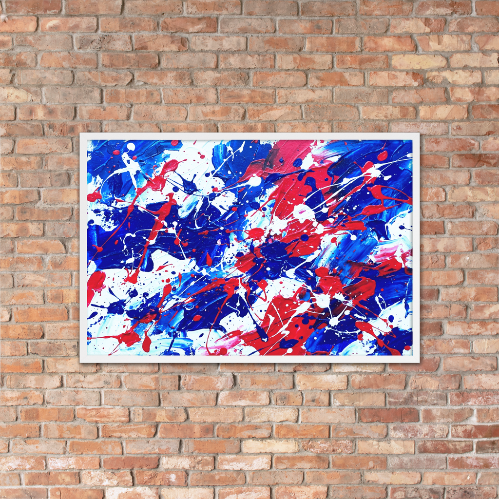 Australia’s Veins | Digital Painting | Framed Poster | Paint & Pixel |  |   |  Paint & Pixel