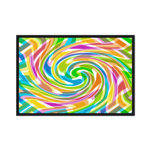 Chromatic Vertigo | Digital Painting | Framed Canvas | Paint & Pixel |  |   |  Paint & Pixel