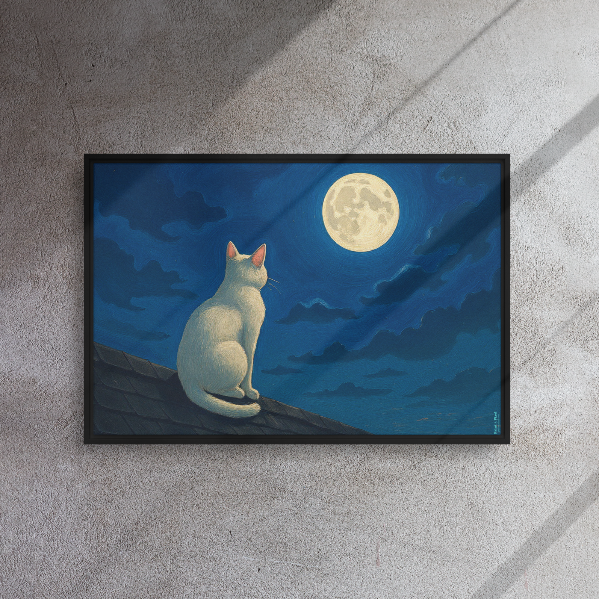 The Watcher | Digital Painting | Framed Canvas | Paint & Pixel |  |   |  Paint & Pixel
