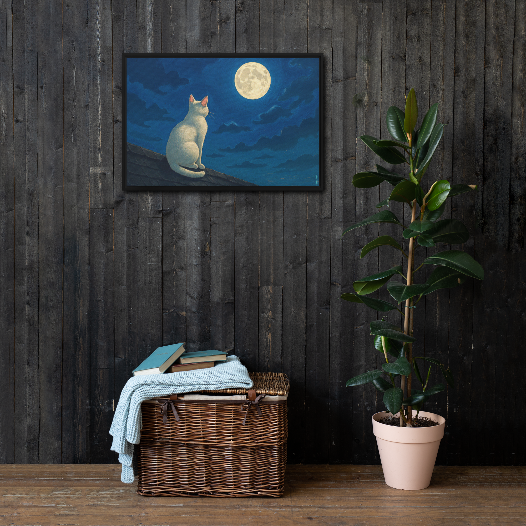 The Watcher | Digital Painting | Framed Canvas | Paint & Pixel |  |   |  Paint & Pixel