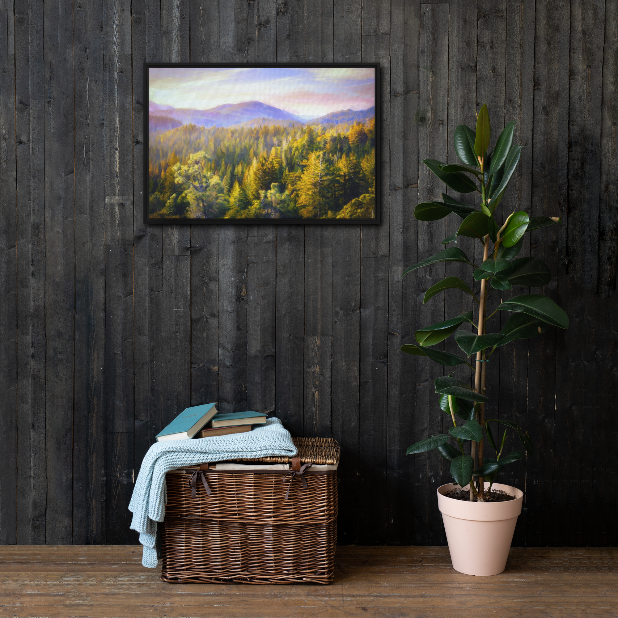 Golden Forest | Digital Painting | Framed Canvas | Paint & Pixel |  |   |  Paint & Pixel