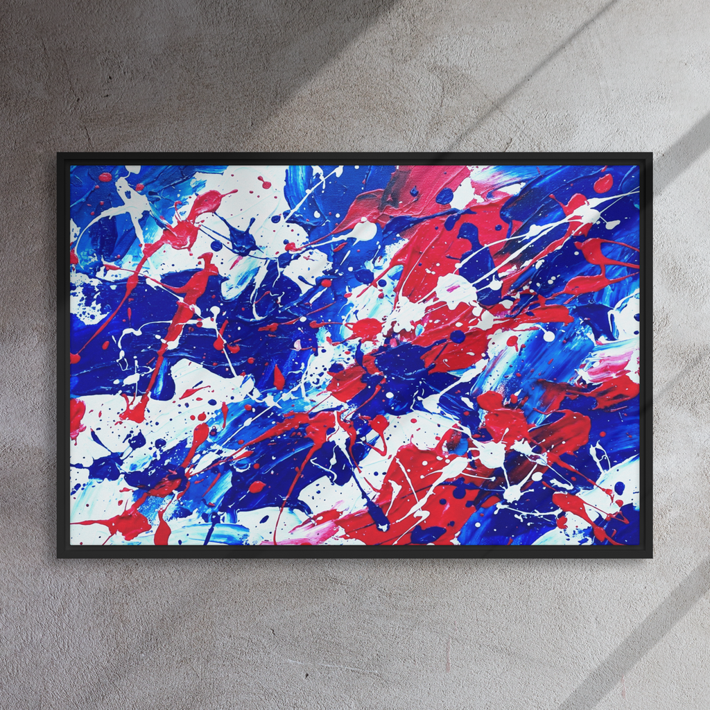 Australia’s Veins | Digital Painting | Framed Canvas | Paint & Pixel |  |   |  Paint & Pixel