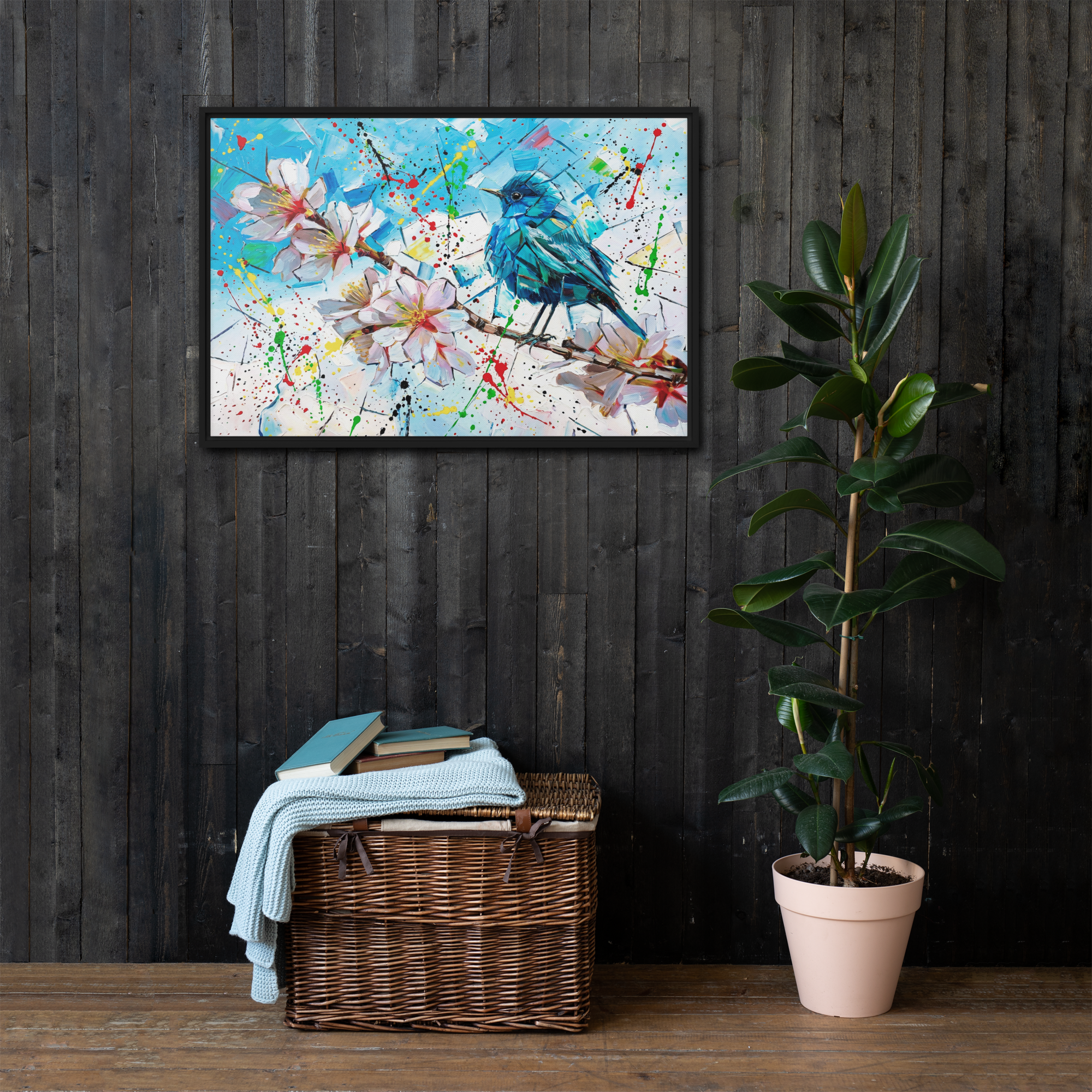 Fractured Serenity | Digital Painting | Framed Canvas | Paint & Pixel |  |   |  Paint & Pixel