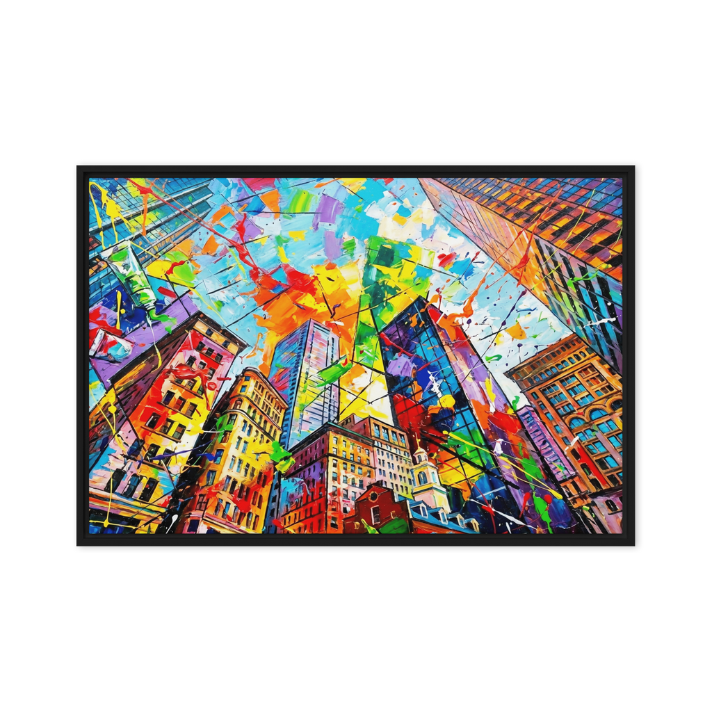 Colorful Mayhem | Digital Painting | Framed Canvas | Paint & Pixel |  |   |  Paint & Pixel