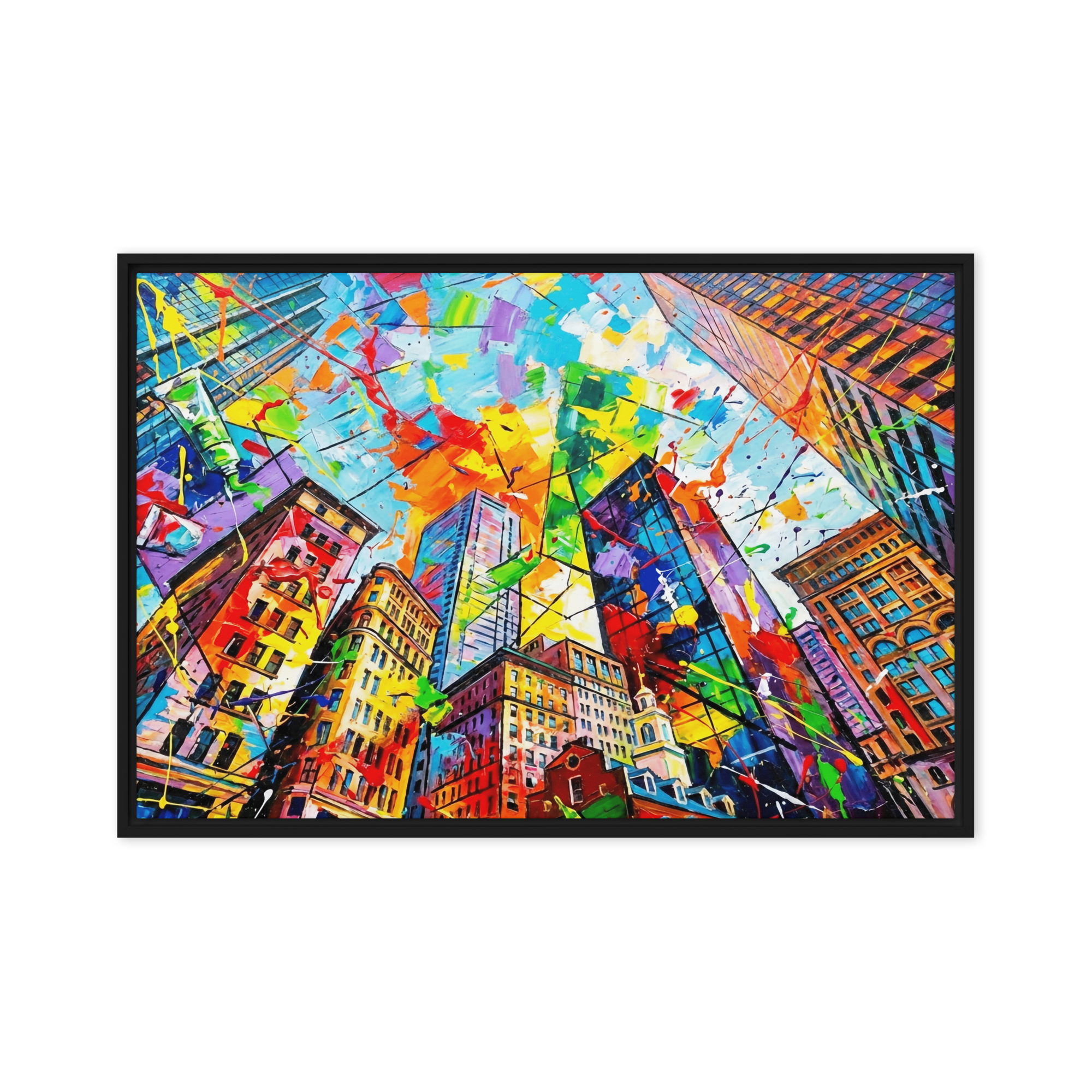 Colorful Mayhem | Digital Painting | Framed Canvas | Paint & Pixel |  |   |  Paint & Pixel