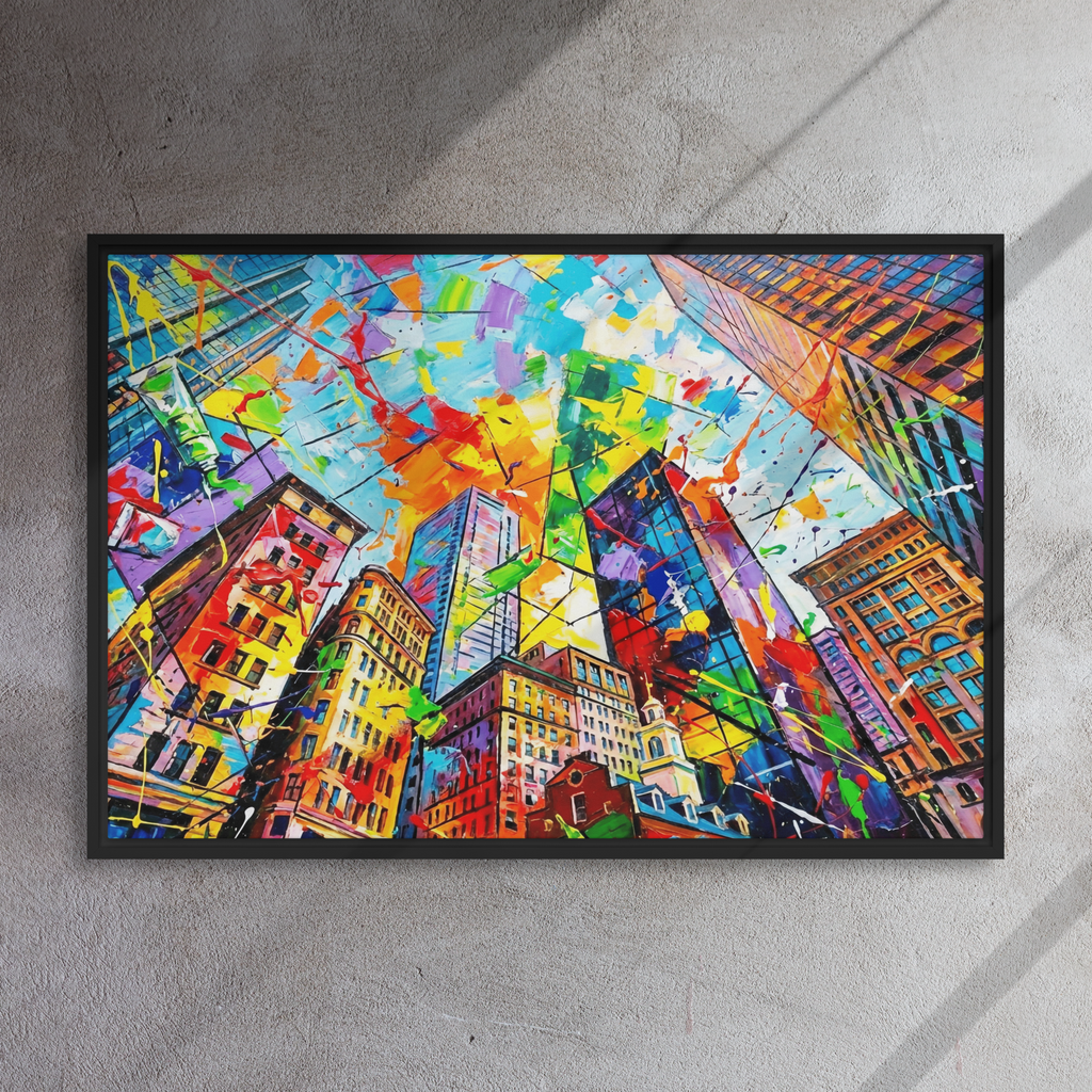 Colorful Mayhem | Digital Painting | Framed Canvas | Paint & Pixel |  |   |  Paint & Pixel