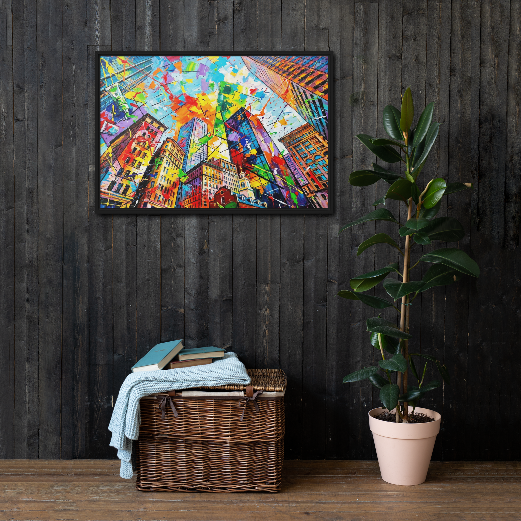 Colorful Mayhem | Digital Painting | Framed Canvas | Paint & Pixel |  |   |  Paint & Pixel