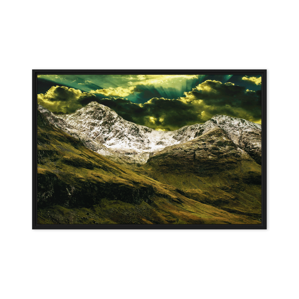 Looming White Beast | Digital Painting | Framed Canvas | Paint & Pixel |  |   |  Paint & Pixel