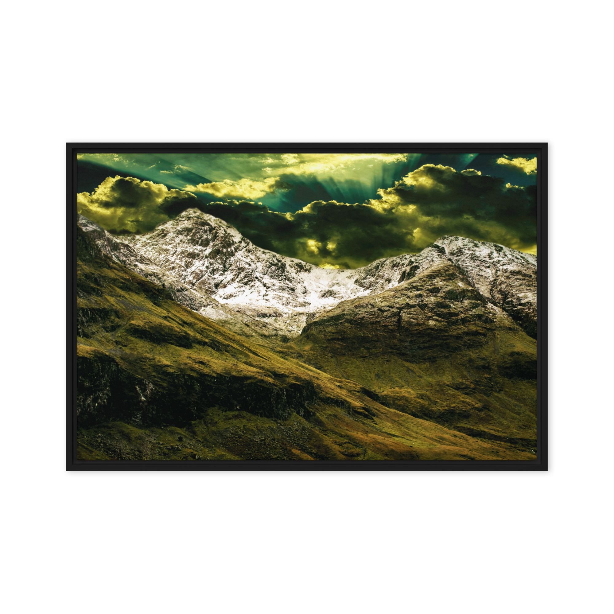 Looming White Beast | Digital Painting | Framed Canvas | Paint & Pixel |  |   |  Paint & Pixel