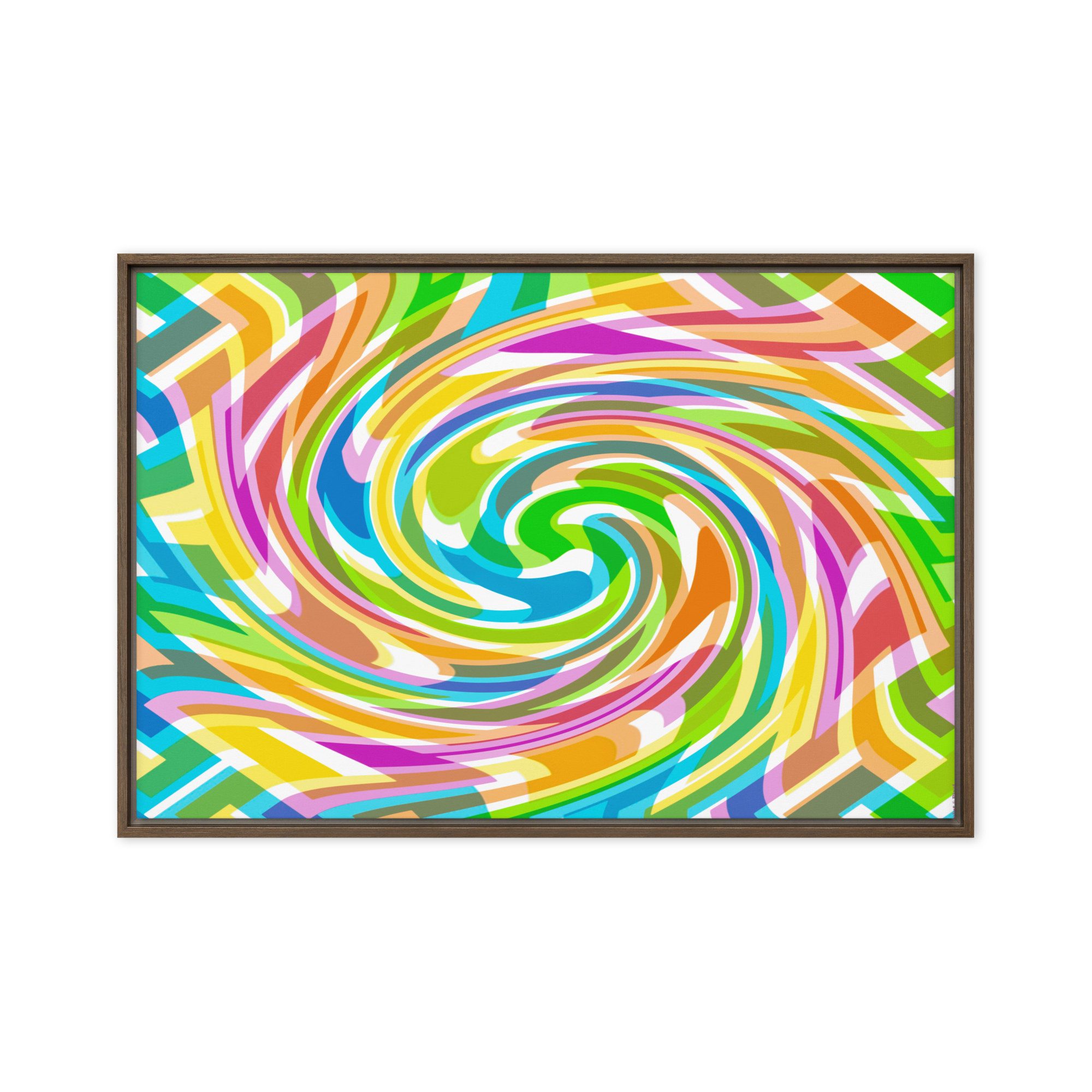 Chromatic Vertigo | Digital Painting | Framed Canvas | Paint & Pixel |  |   |  Paint & Pixel