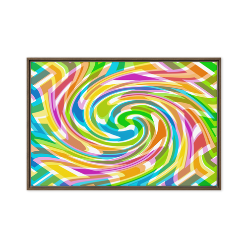 Chromatic Vertigo | Digital Painting | Framed Canvas | Paint & Pixel |  |   |  Paint & Pixel