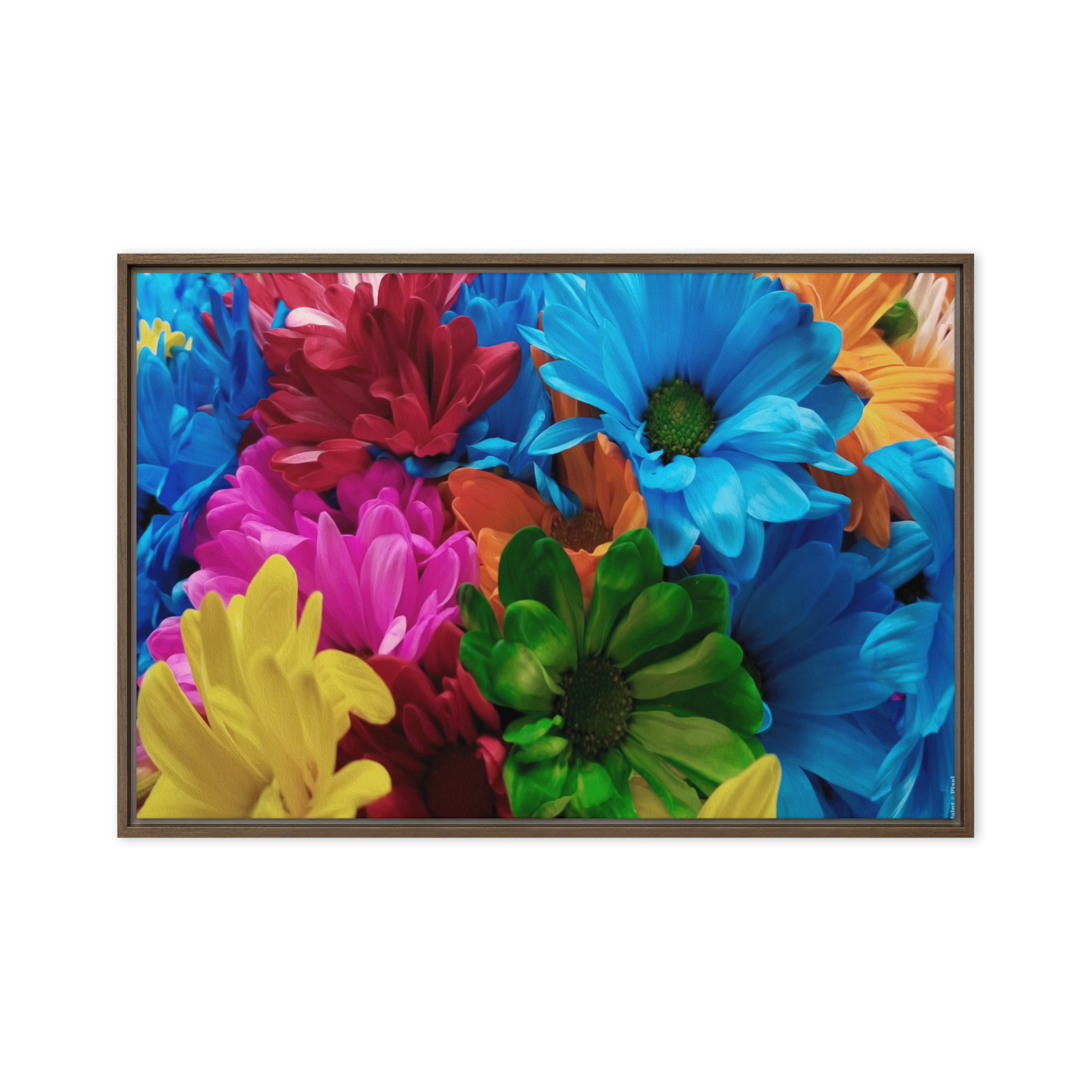 Vivid Convergence | Digital Painting | Framed Canvas | Paint & Pixel |  |   |  Paint & Pixel