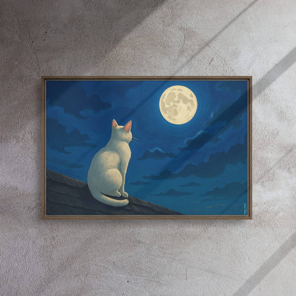 The Watcher | Digital Painting | Framed Canvas | Paint & Pixel |  |   |  Paint & Pixel