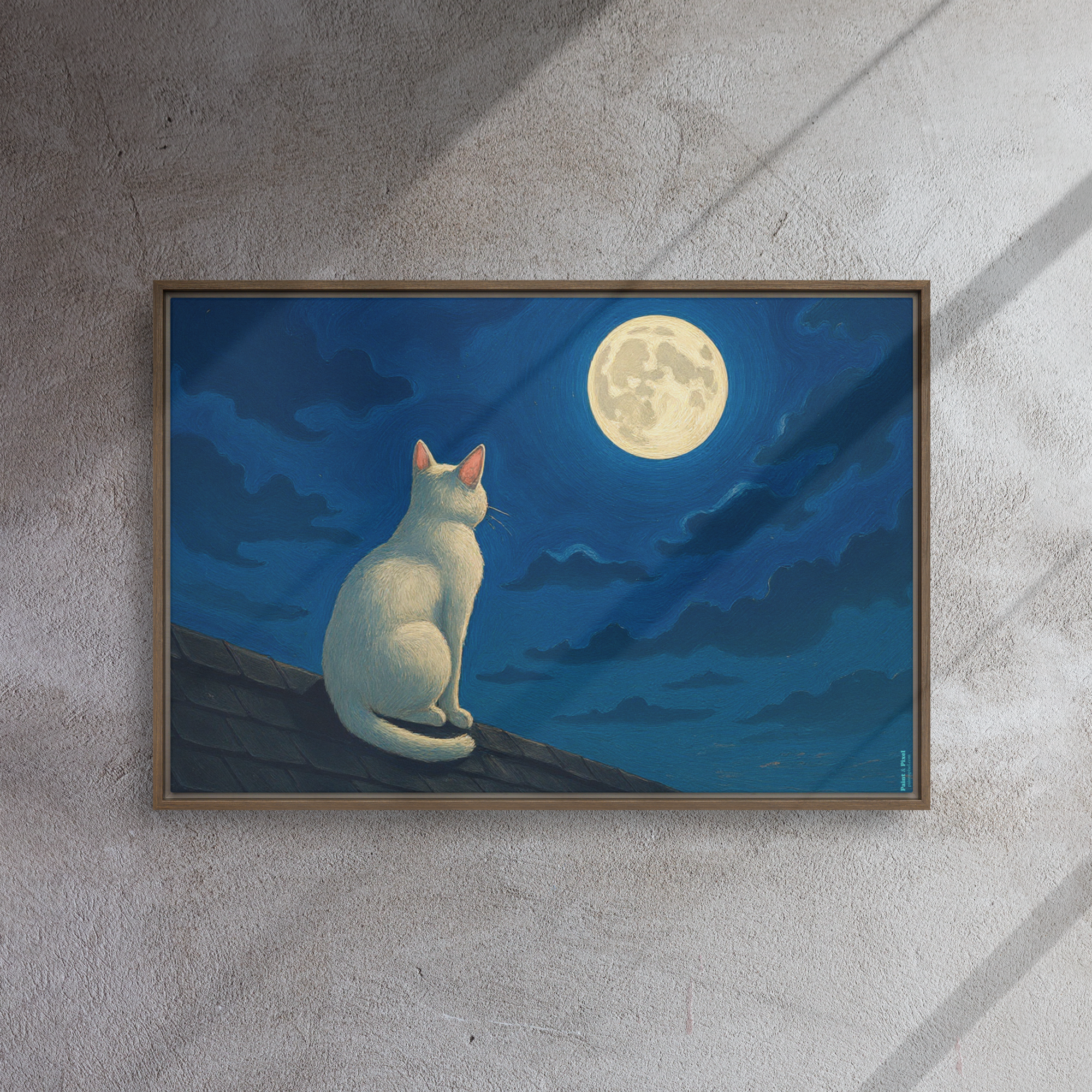 The Watcher | Digital Painting | Framed Canvas | Paint & Pixel |  |   |  Paint & Pixel