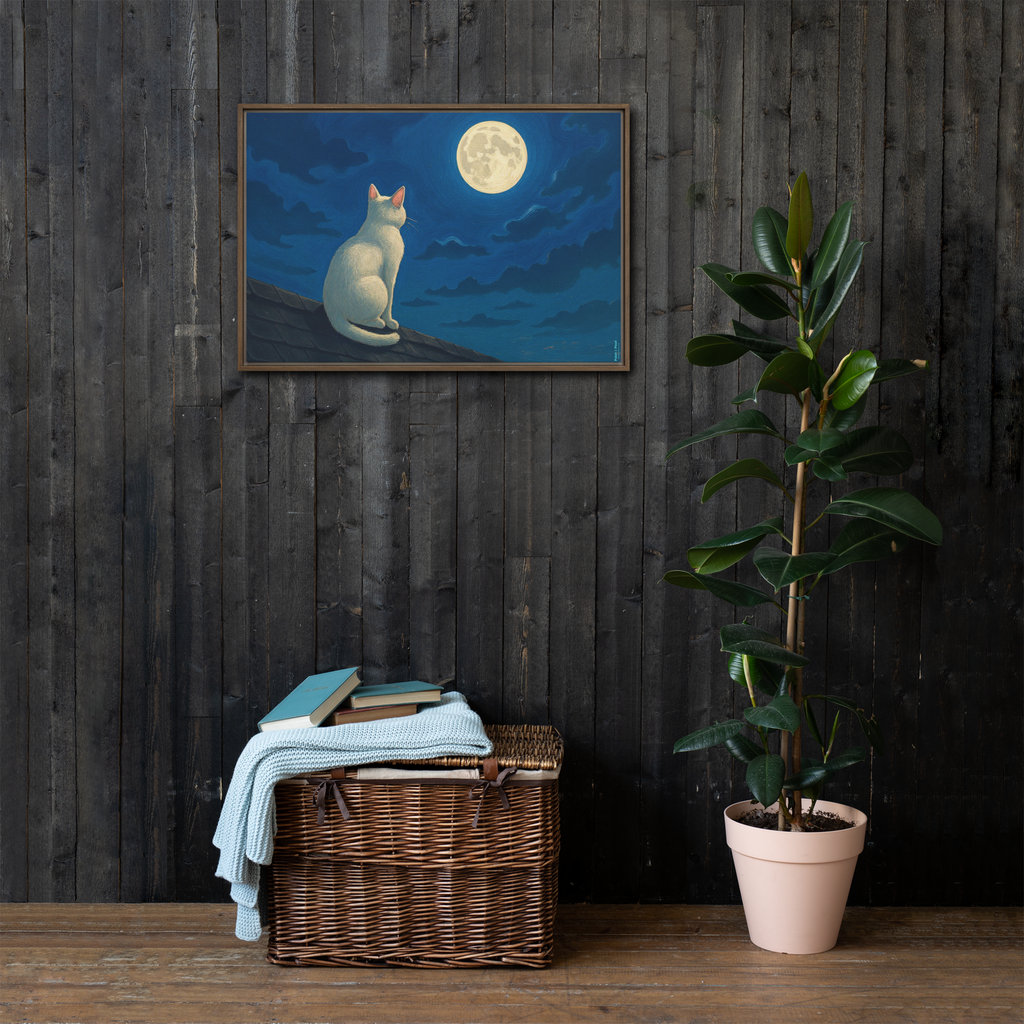 The Watcher | Digital Painting | Framed Canvas | Paint & Pixel |  |   |  Paint & Pixel