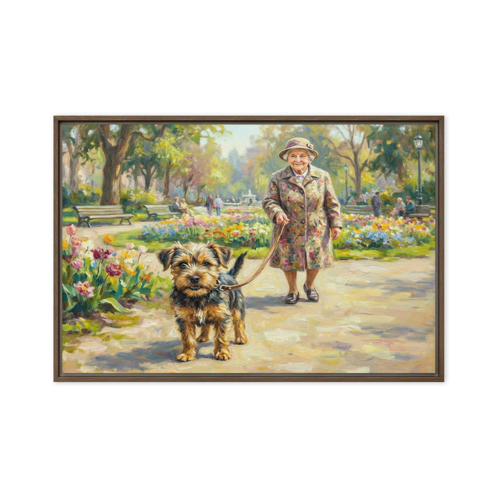 The Lady and the Leader | Digital Painting | Framed Canvas | Paint & Pixel |  |   |  Paint & Pixel