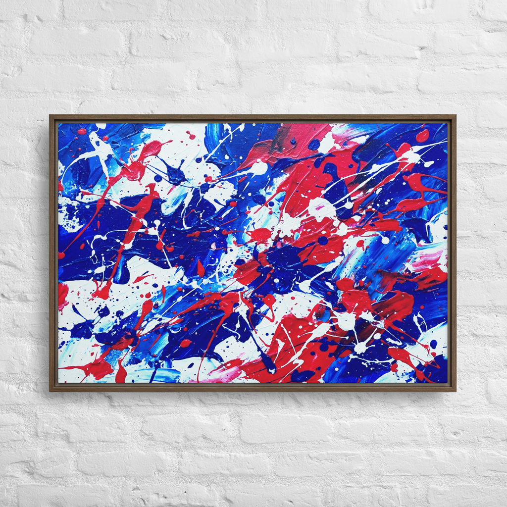 Australia’s Veins | Digital Painting | Framed Canvas | Paint & Pixel |  |   |  Paint & Pixel