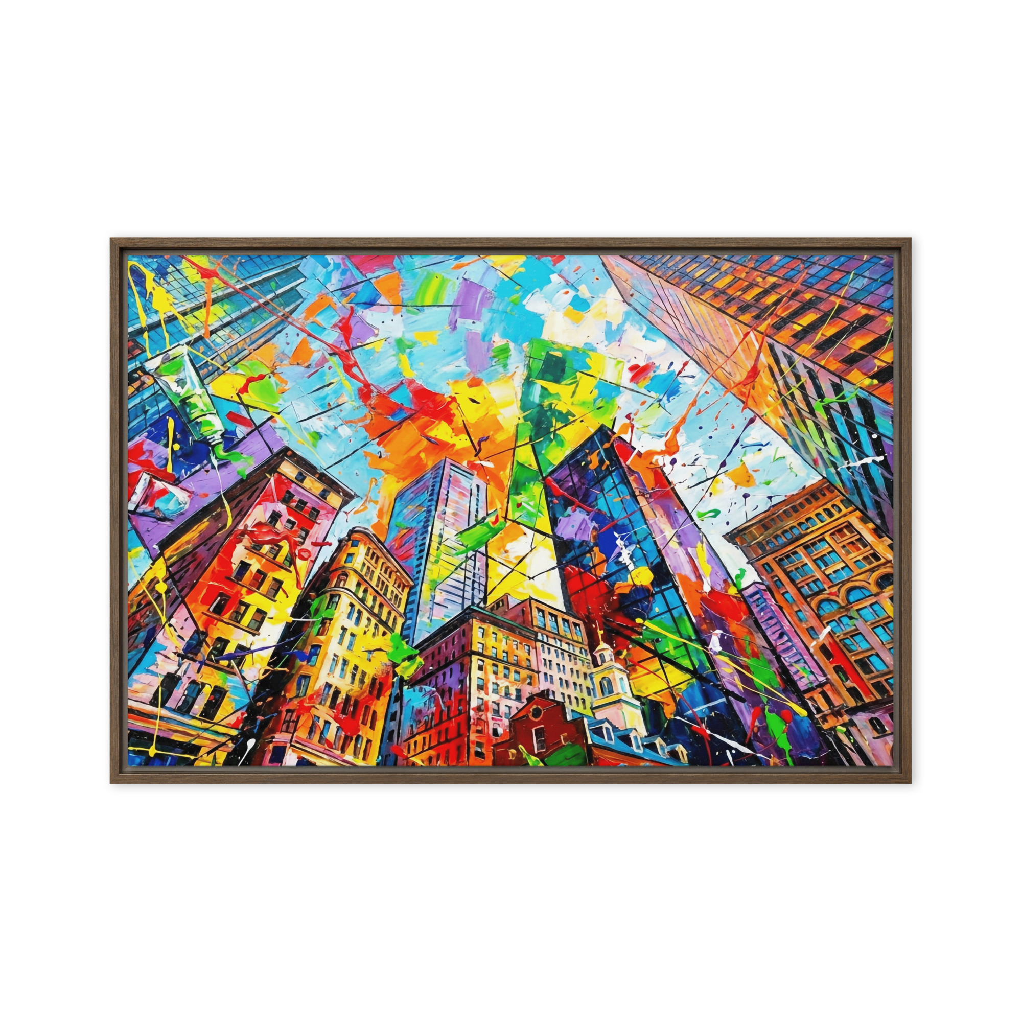 Colorful Mayhem | Digital Painting | Framed Canvas | Paint & Pixel |  |   |  Paint & Pixel