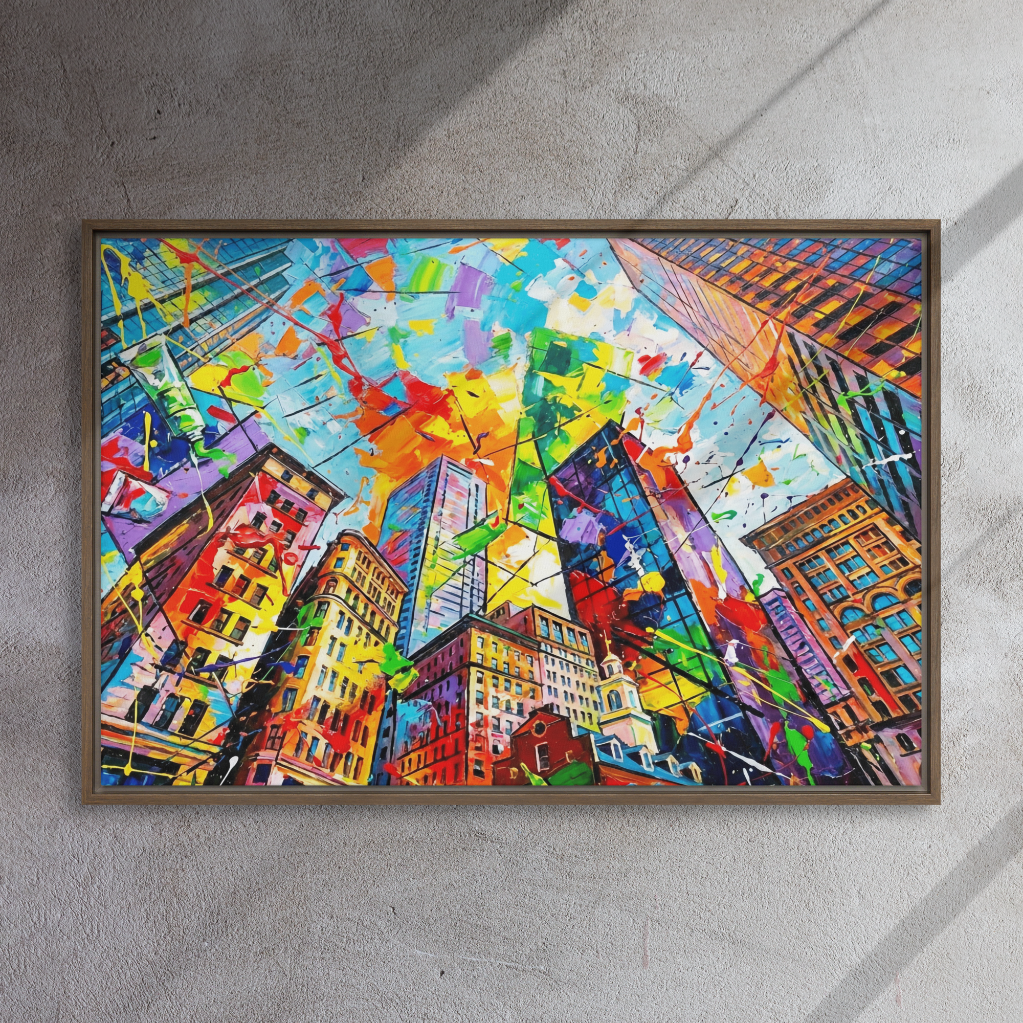 Colorful Mayhem | Digital Painting | Framed Canvas | Paint & Pixel |  |   |  Paint & Pixel