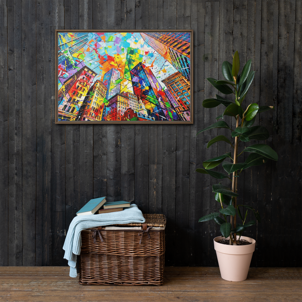 Colorful Mayhem | Digital Painting | Framed Canvas | Paint & Pixel |  |   |  Paint & Pixel